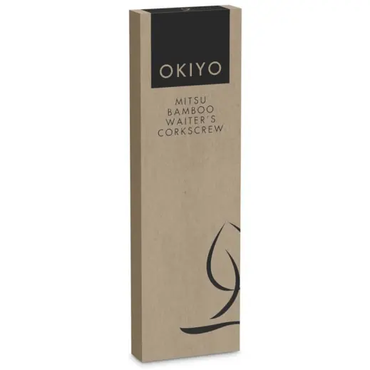 Okiyo Mitsu Bamboo Waiter’s Corkscrew Gift Box